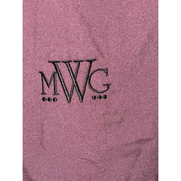 NEW LA Loving Men’s Size XL V-Neck Pullover Golf Windbreaker Burgundy Jacket - Picture 2 of 7